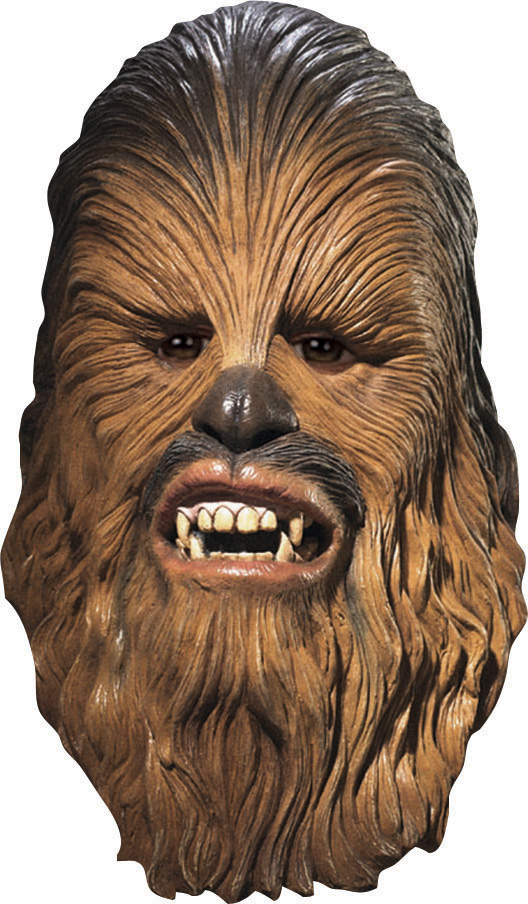 Masque latex luxe Chewbacca Star wars adulte