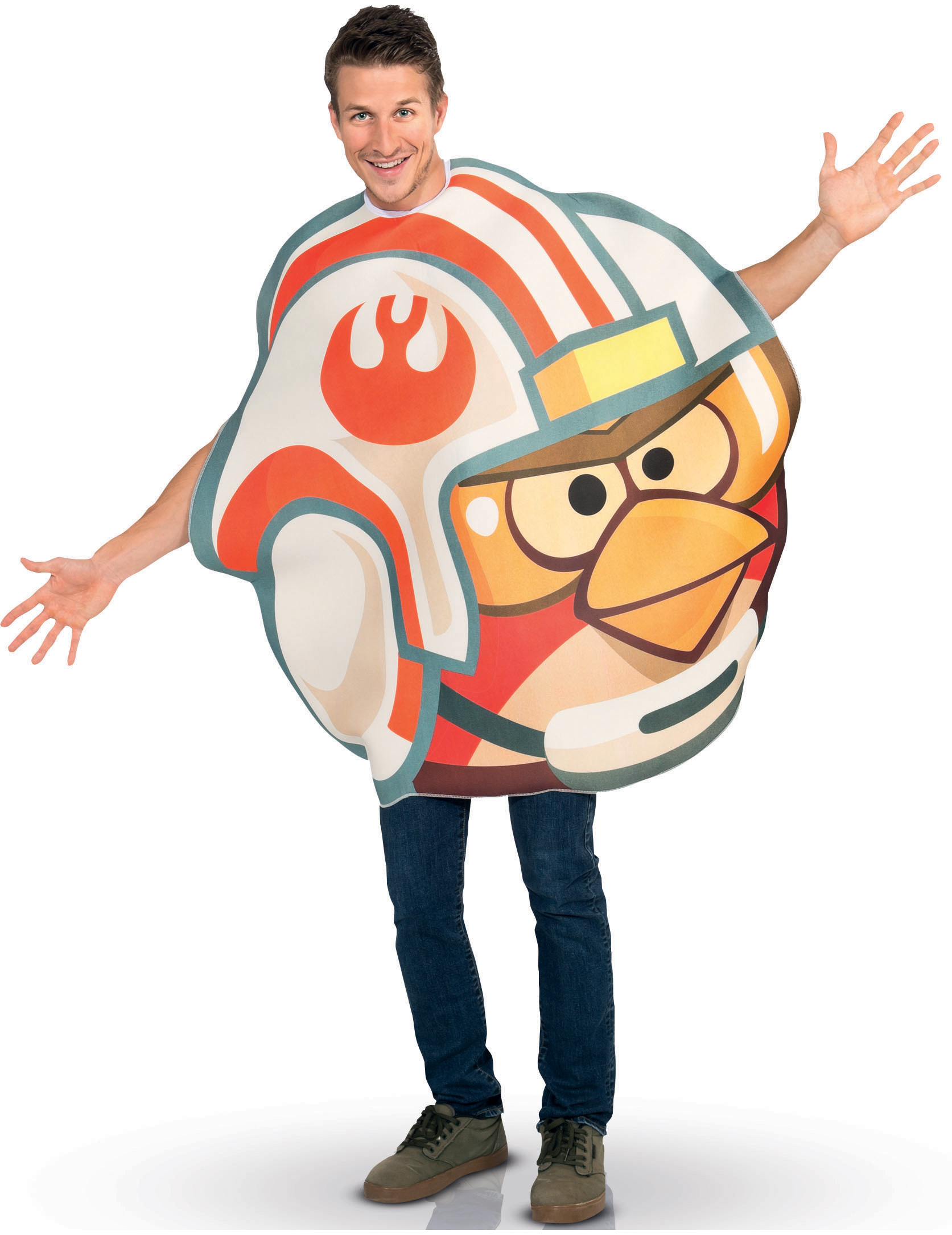 Déguisement Angry birds Luke X-wing pilote adulte