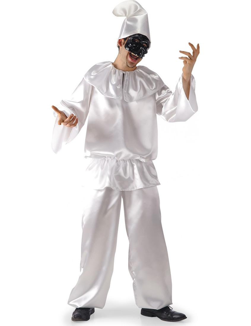 Déguisement Polichinelle blanc homme