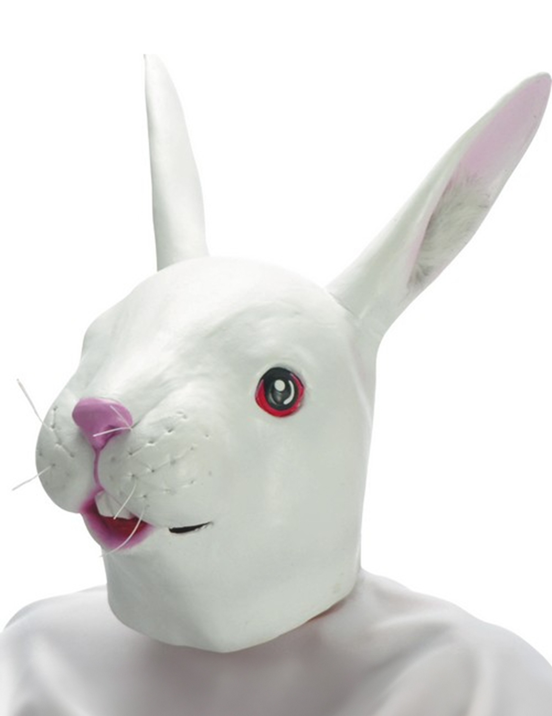 Masque lapin en latex adulte