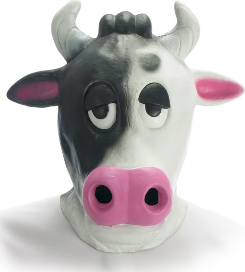 Masque vache adulte 100% latex