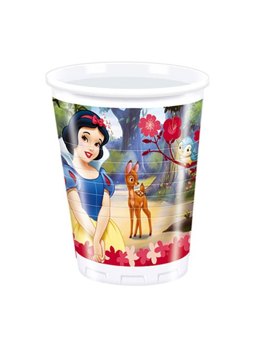 10 Gobelets blanche neige