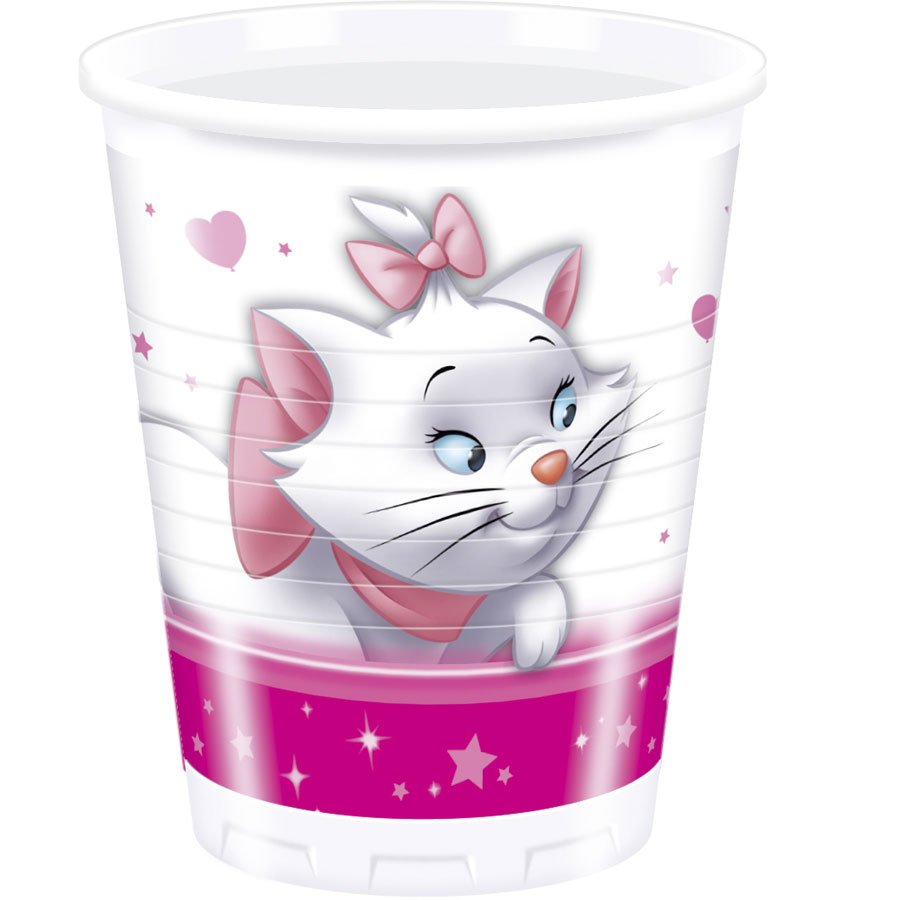 8 Gobelets plastique Marie