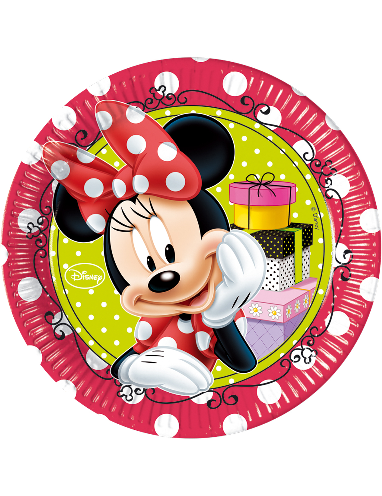 8 Assiettes Minnie fashion 23cm