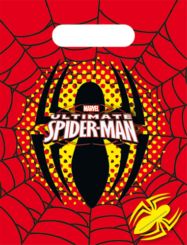 Sacs de fêtes en plastique Ultimate Spiderman