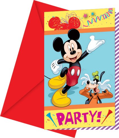 Invitations Mickey carnaval