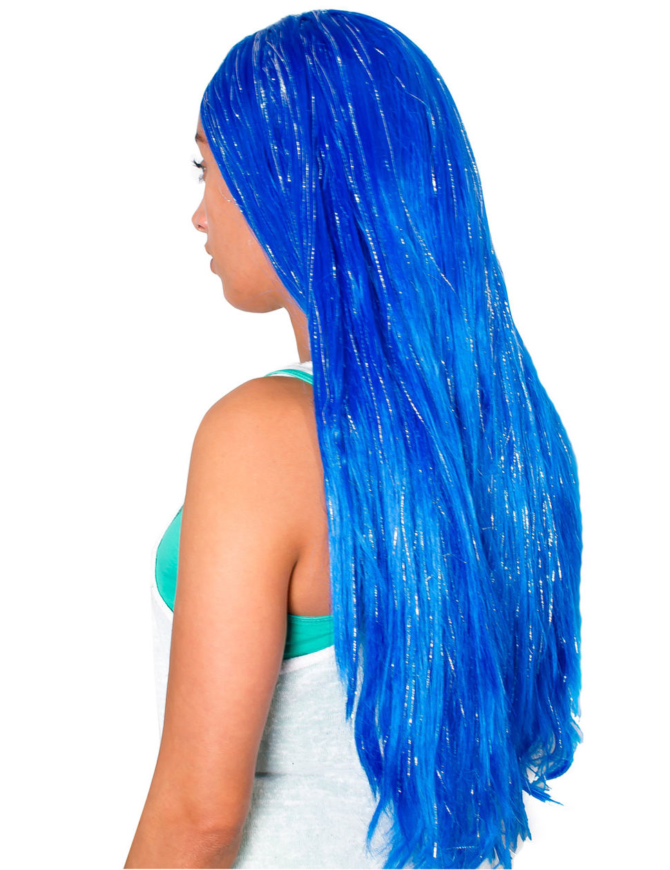 Perruque fée bleue femme