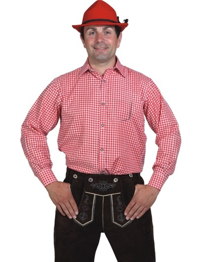 Chemise à carreaux homme