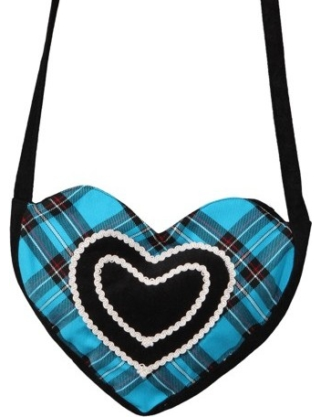 Sac à main bavarois Coeur bleu