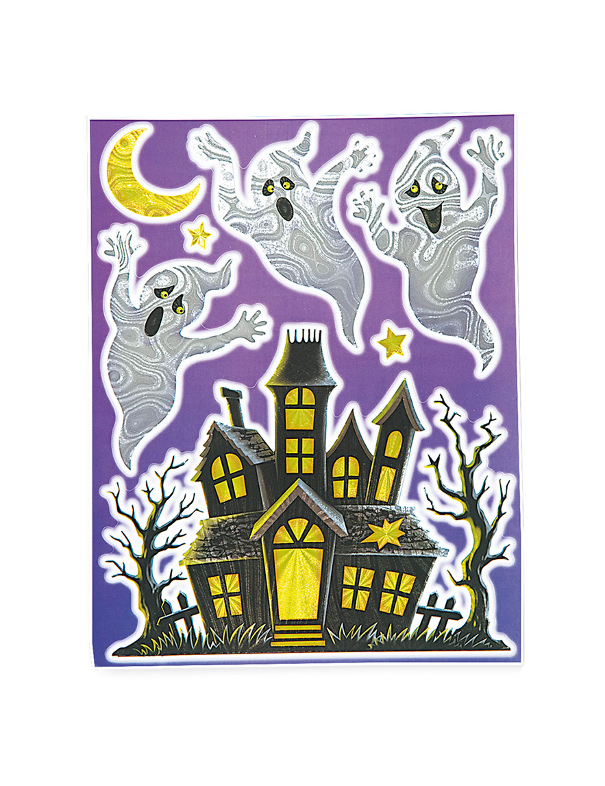 Décorations fenêtres fantômes Halloween
