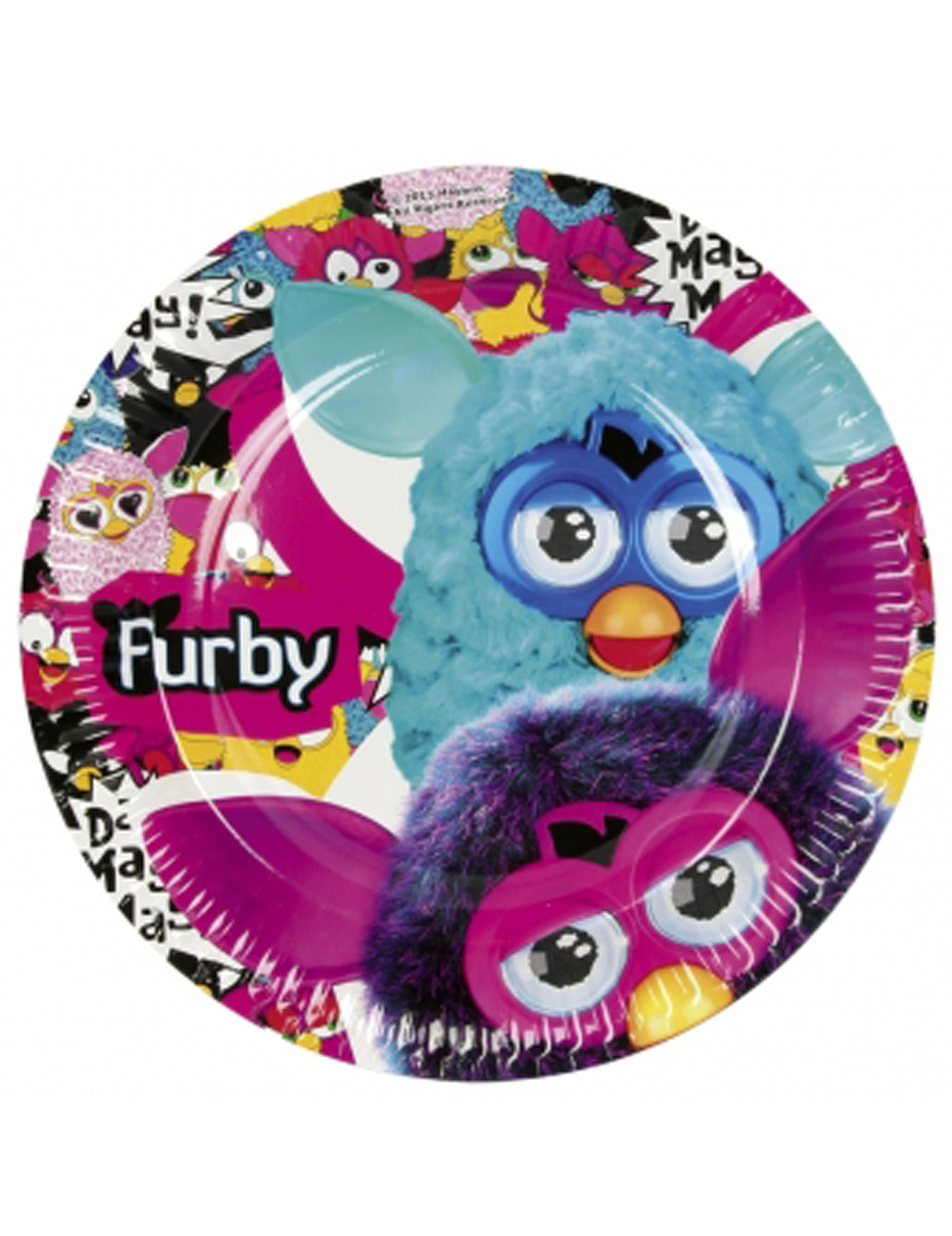 8 Assiettes Furby