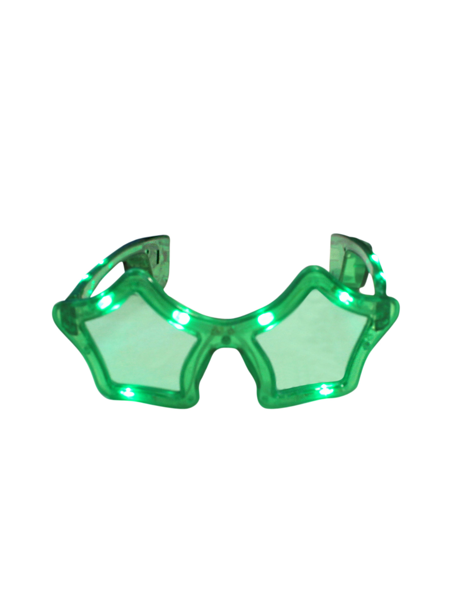 Lunettes étoiles verte LED