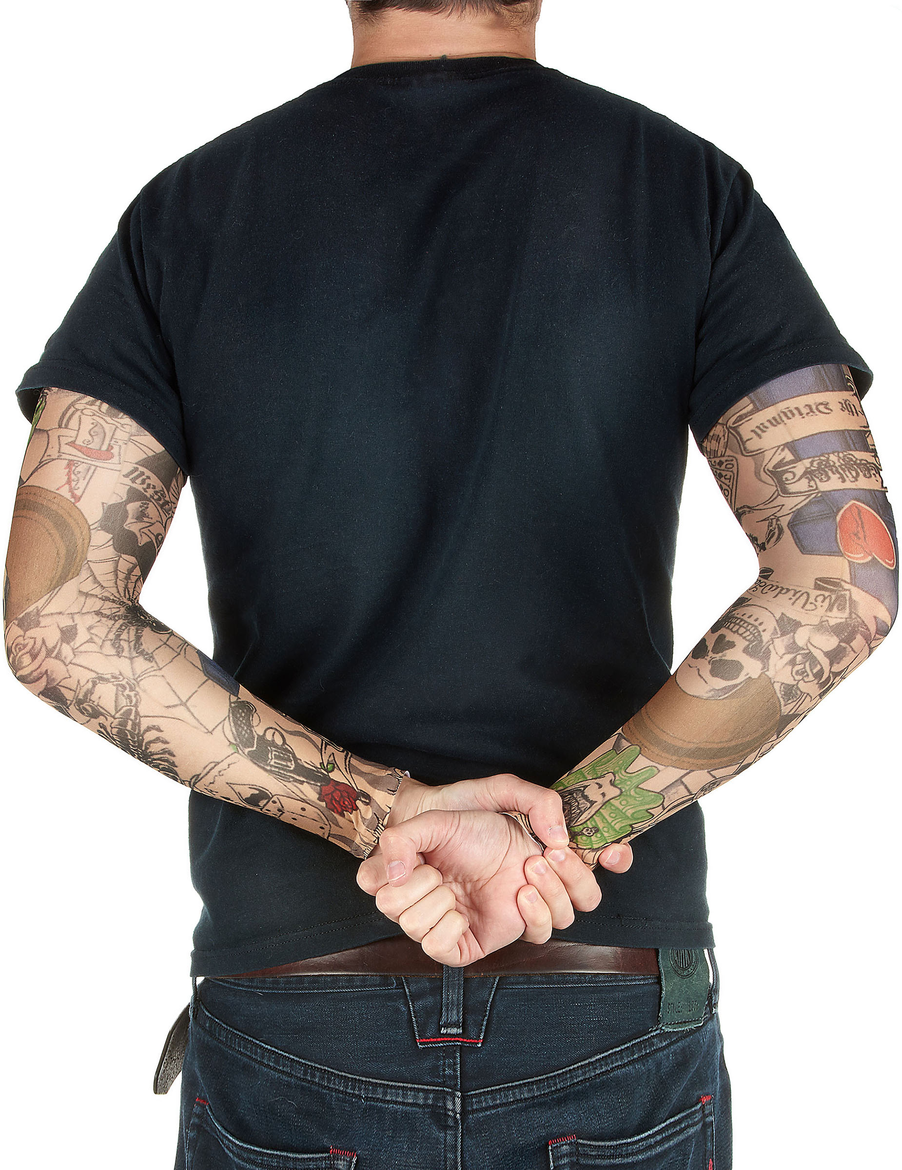Manches faux tatouages 38 cm