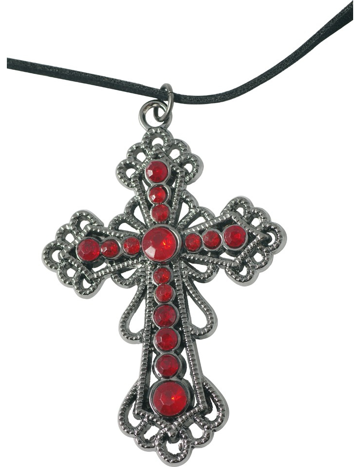 Collier croix gothique