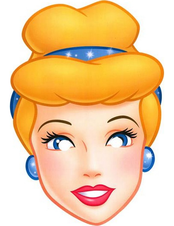 Masque en carton Cendrillon