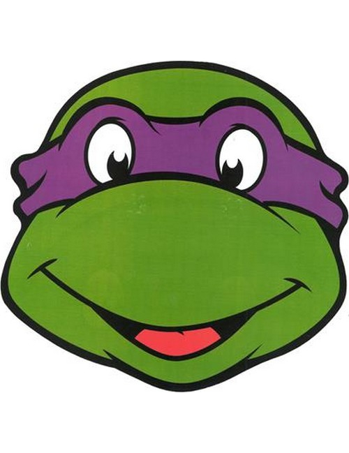 Masque en carton Donatello Tortues Ninja