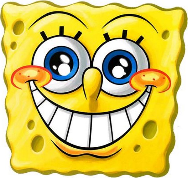 Masque en carton Bob l'éponge