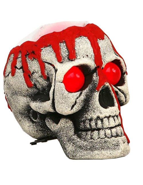 Tête de mort ensanglantée