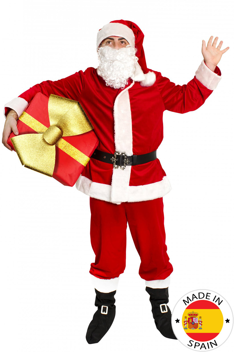 Déguisement Père Noël super luxe adulte