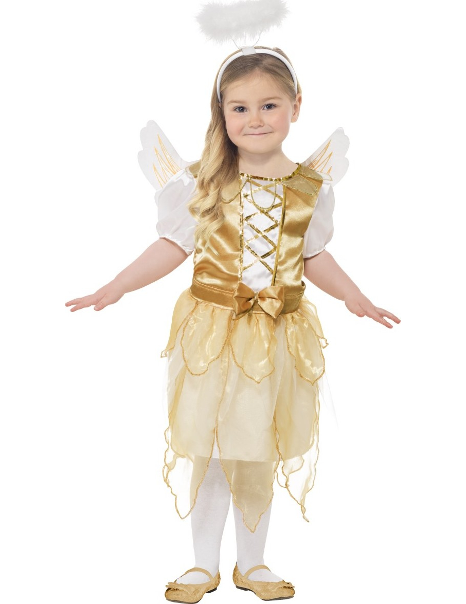 Déguisement ange doré fille Noël
