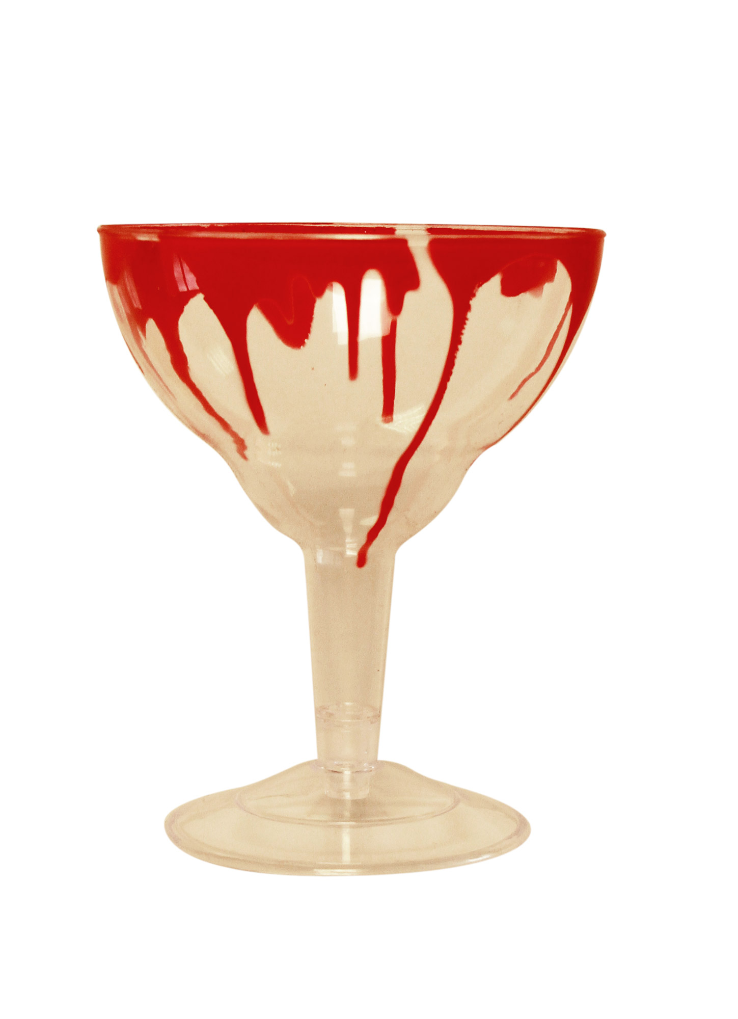 6 Verres à cocktail ensanglantés Halloween
