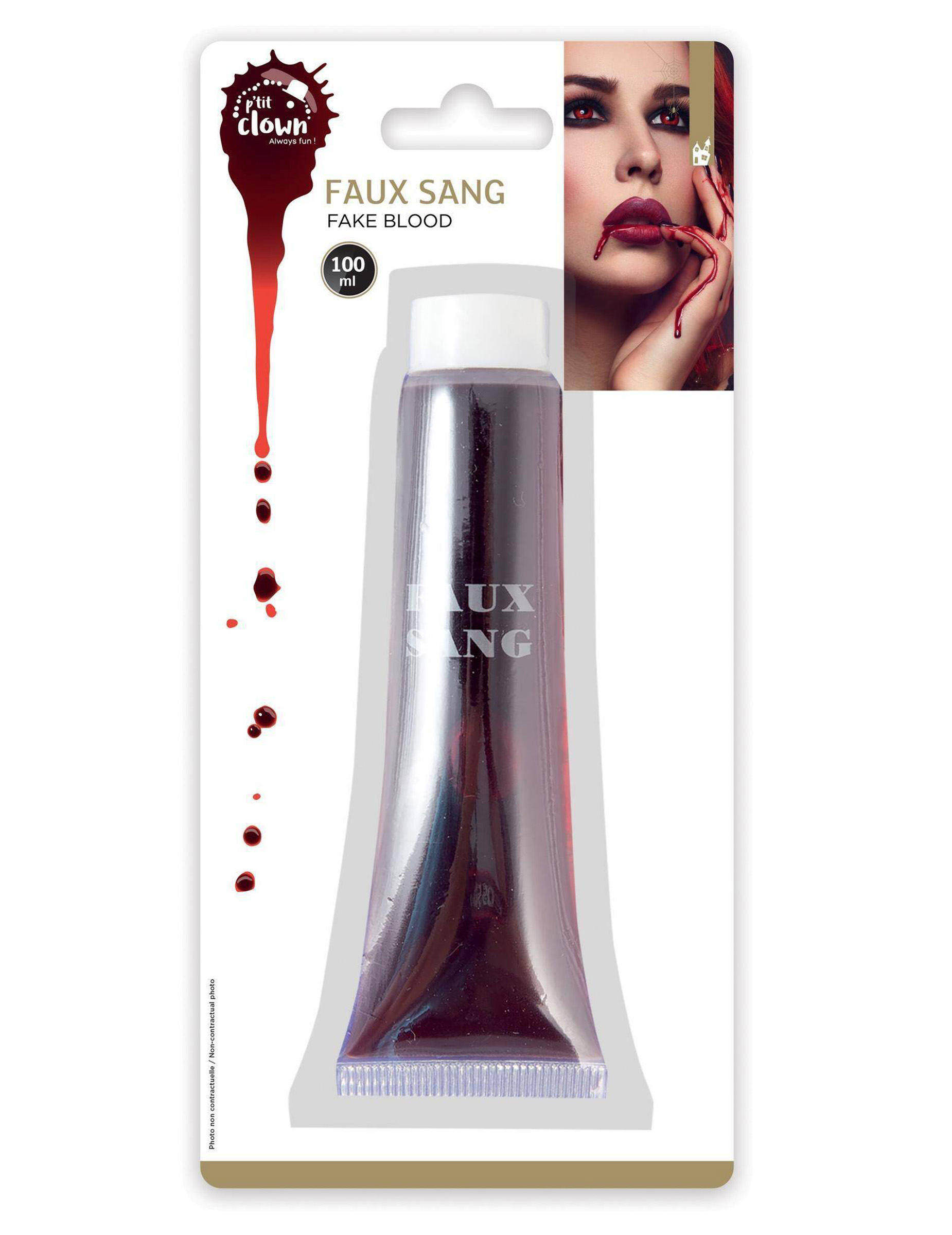 Tube faux sang 100 ml Halloween