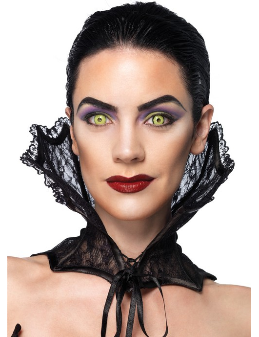 Tour de cou corset en dentelle vampire adulte