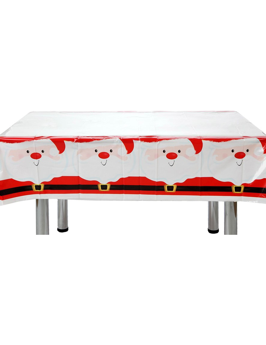 Nappe plastique Père Noël 137 x 182 cm
