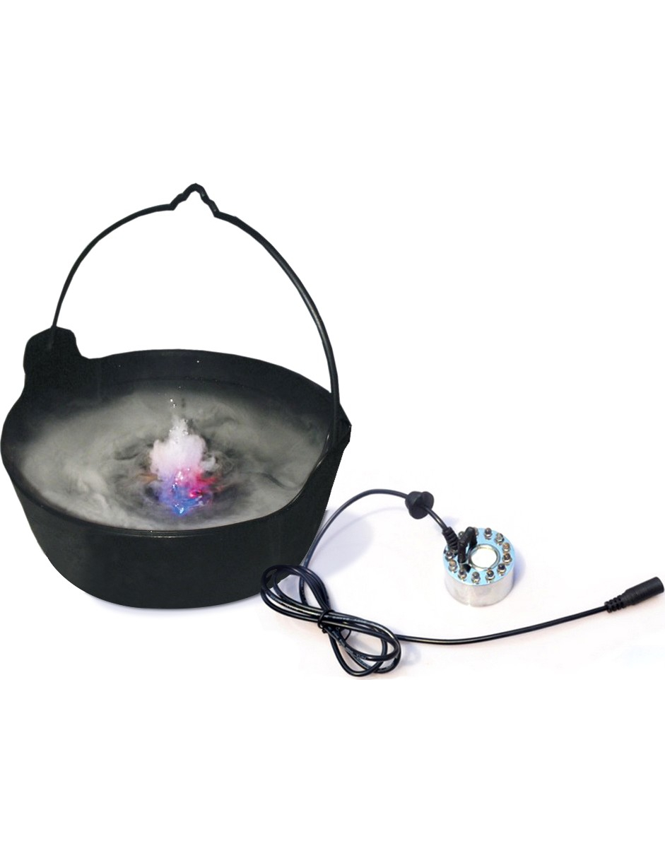 Fumée et lumière LED