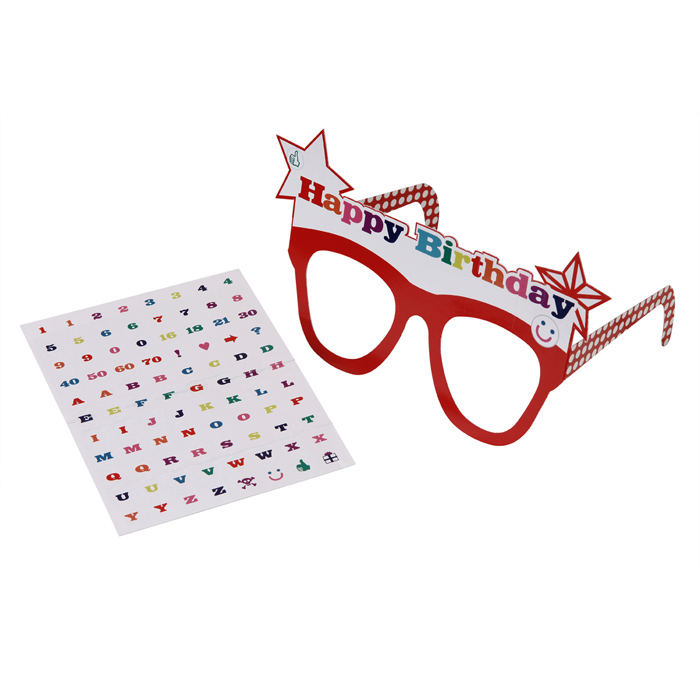 Paire de lunettes Happy Birthday
