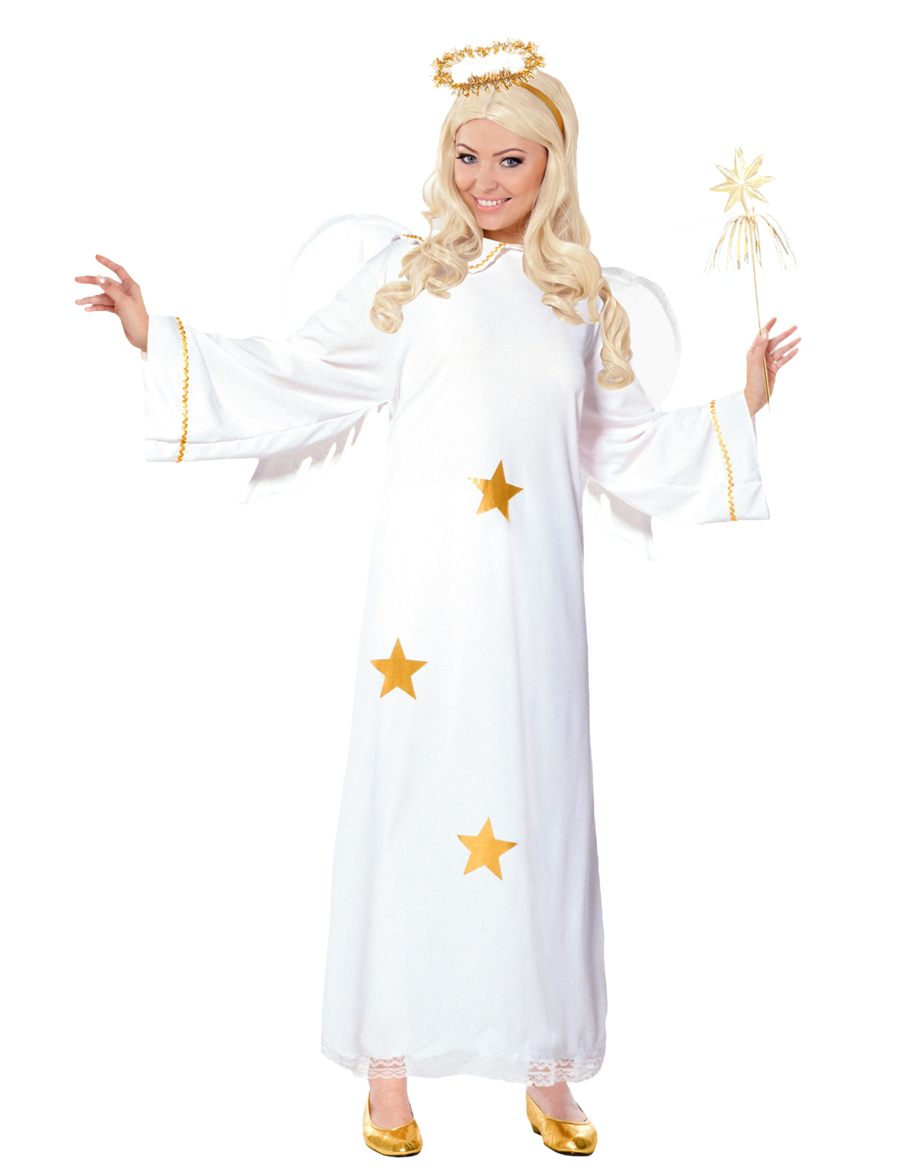 Déguisement ange étoilé femme Noël