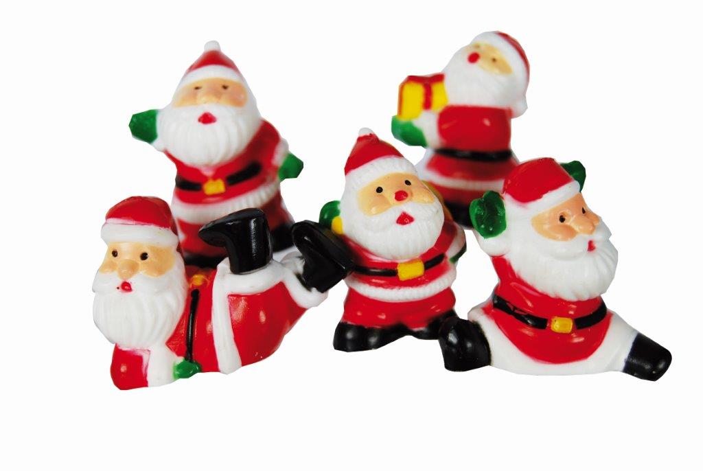 5 décorations gâteau Père Noël