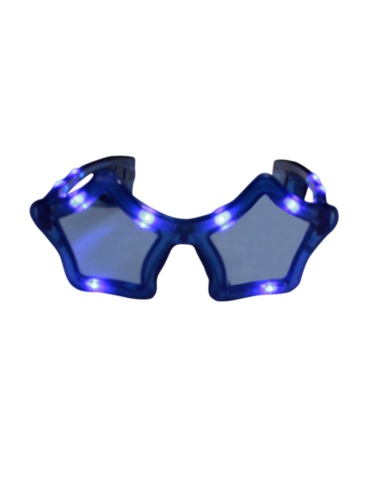 Lunettes étoiles bleue LED