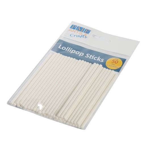50 Bâtons pour sucettes 11.5 cm