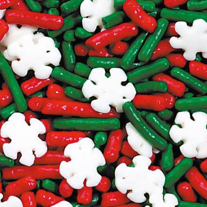 Décorations alimentaire Wilton  mix Noël 70 g