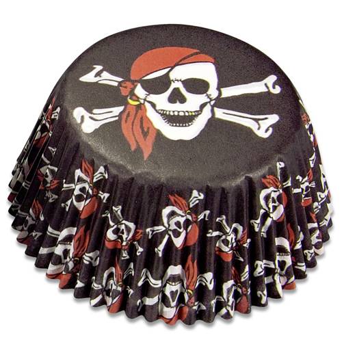 50 moules à cupcake pirates