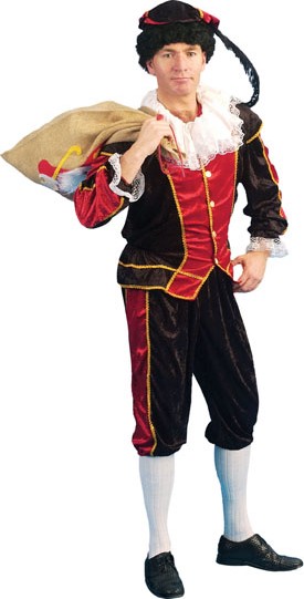Déguisement père fouettard homme