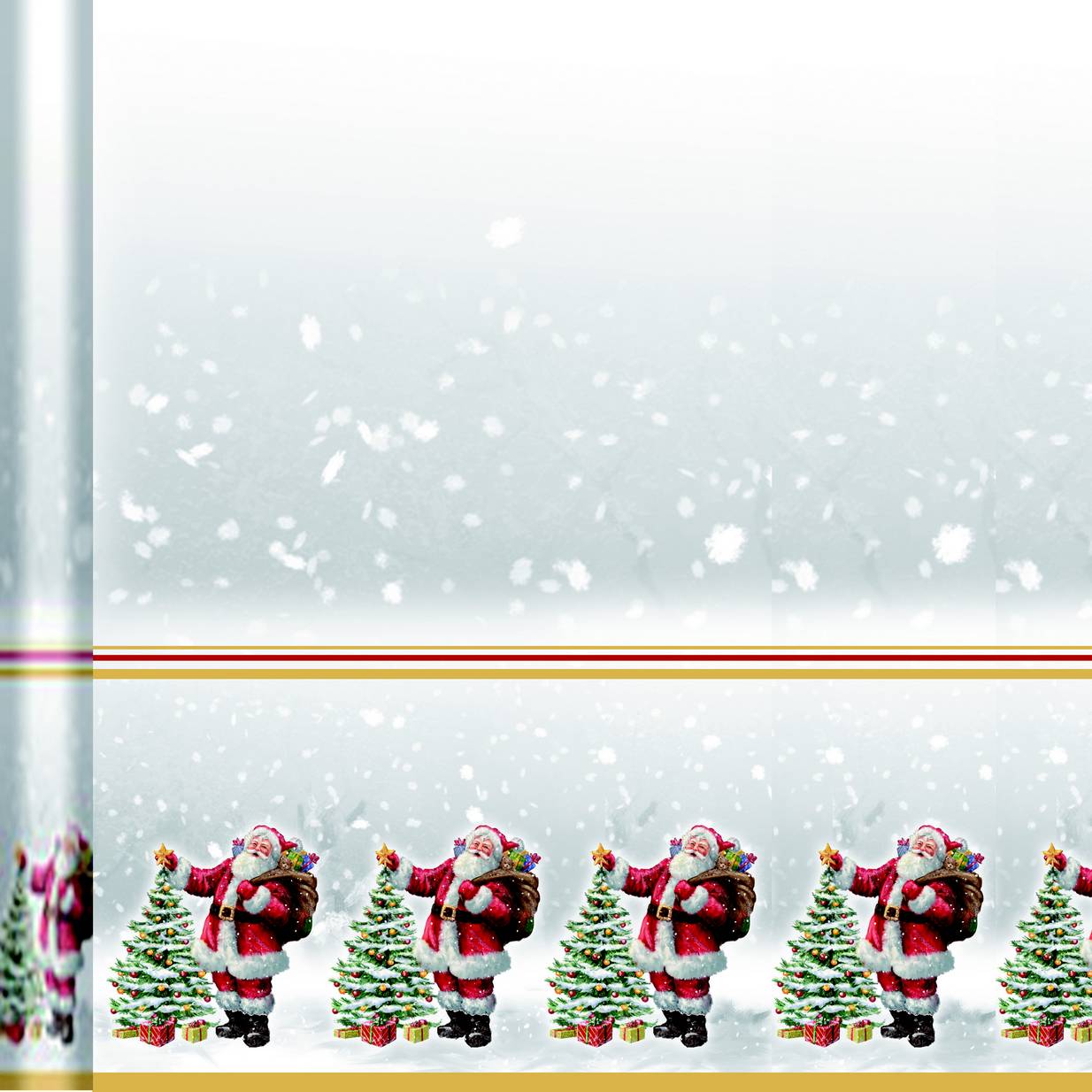 Nappe papier en rouleau Père Noël