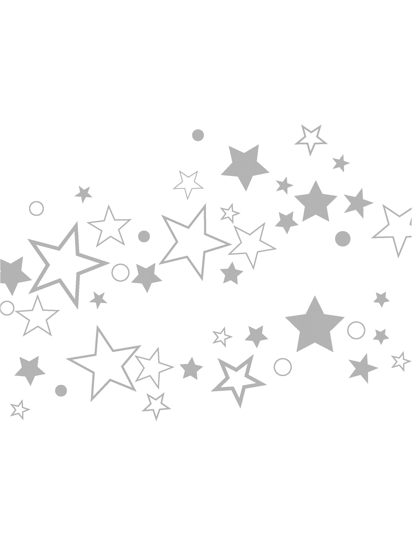 20 Serviettes en papier Galaxie Argent 33 x 33 cm