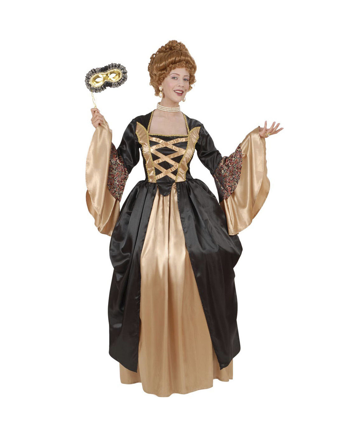 Déguisement baroque doré femme