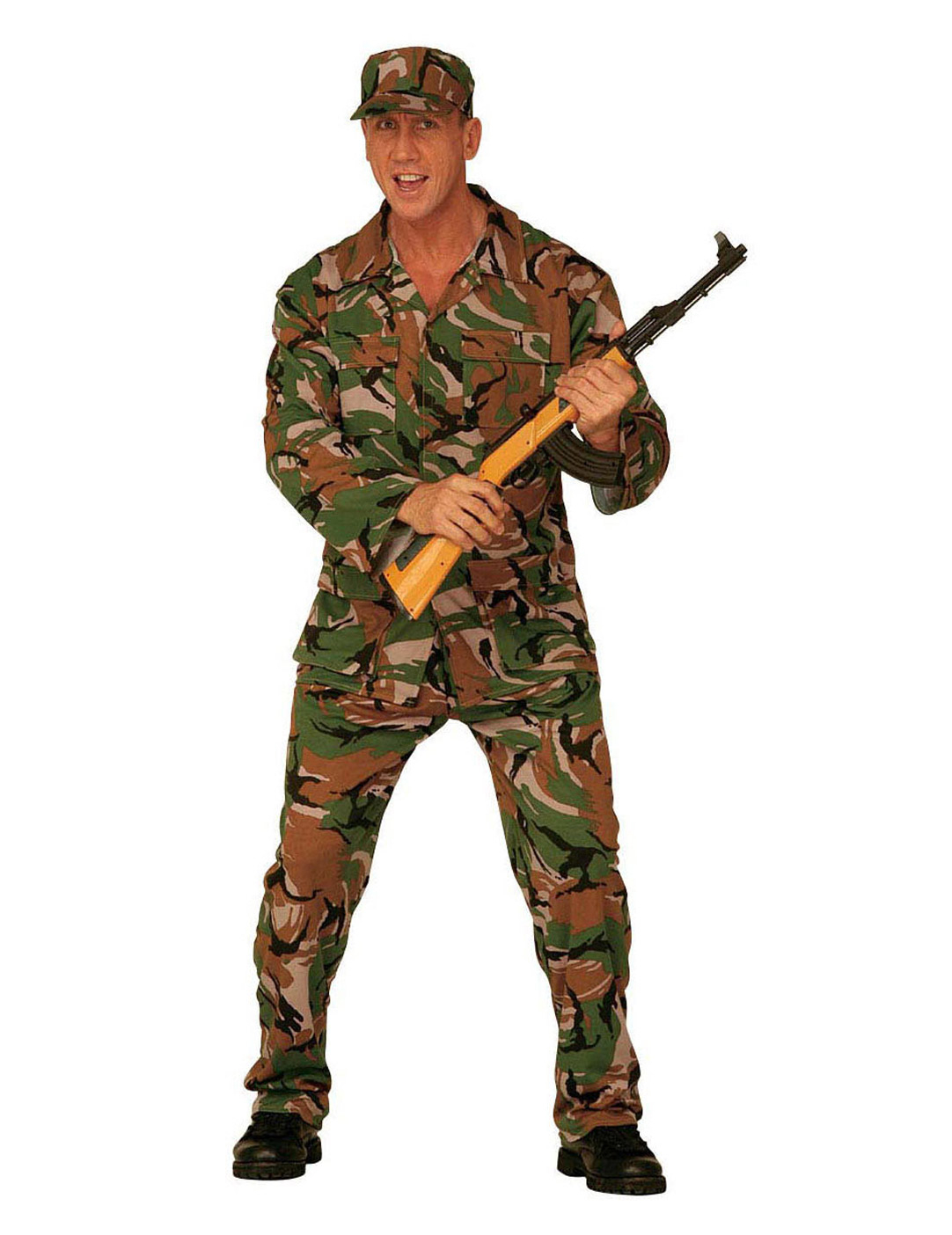 Déguisement militaire camouflage homme