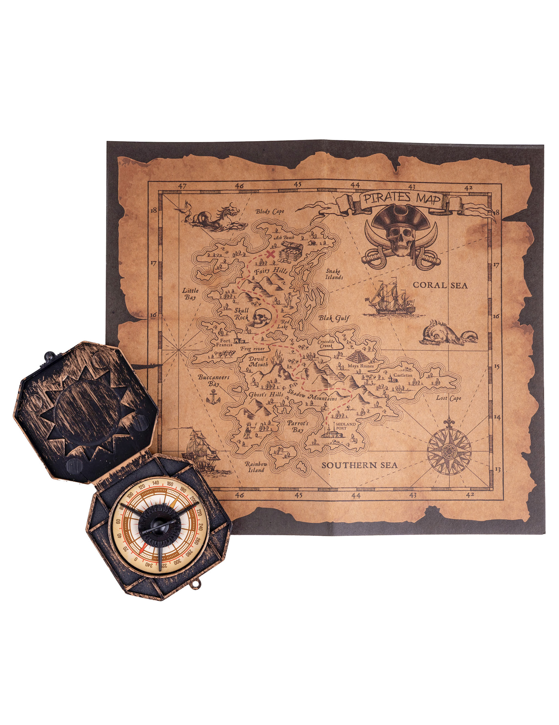 Carte au trésor pirate