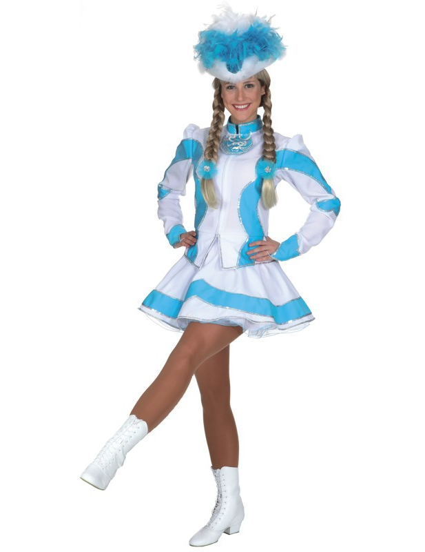 Déguisement majorette femme turquoise