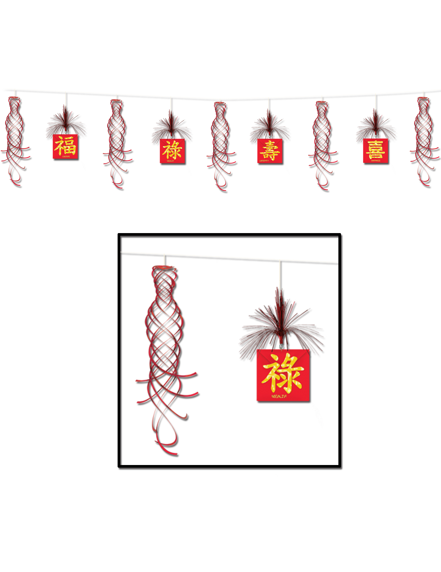 Guirlande Nouvel an chinois 3 mètres