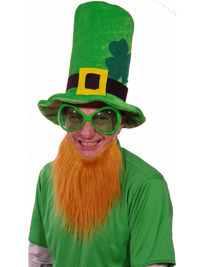Chapeau velours vert Saint Patrick