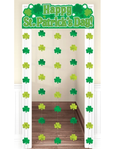 Décoration de porte St Patrick