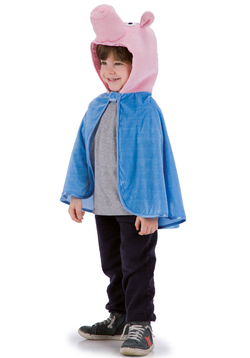 Cape cochon bleu enfant