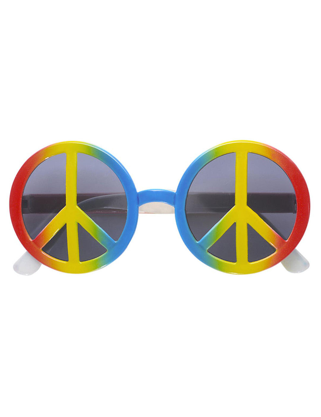 Lunettes hippie multicolore adulte