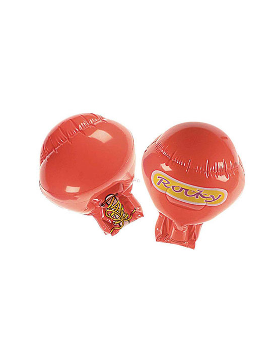 Gants boxe rouges gonflables