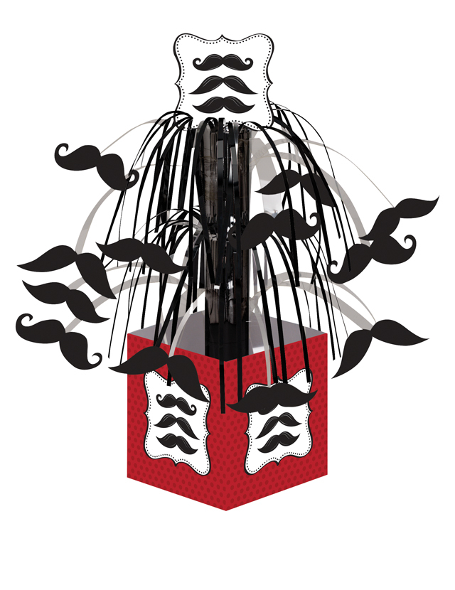 Centre de table moustache